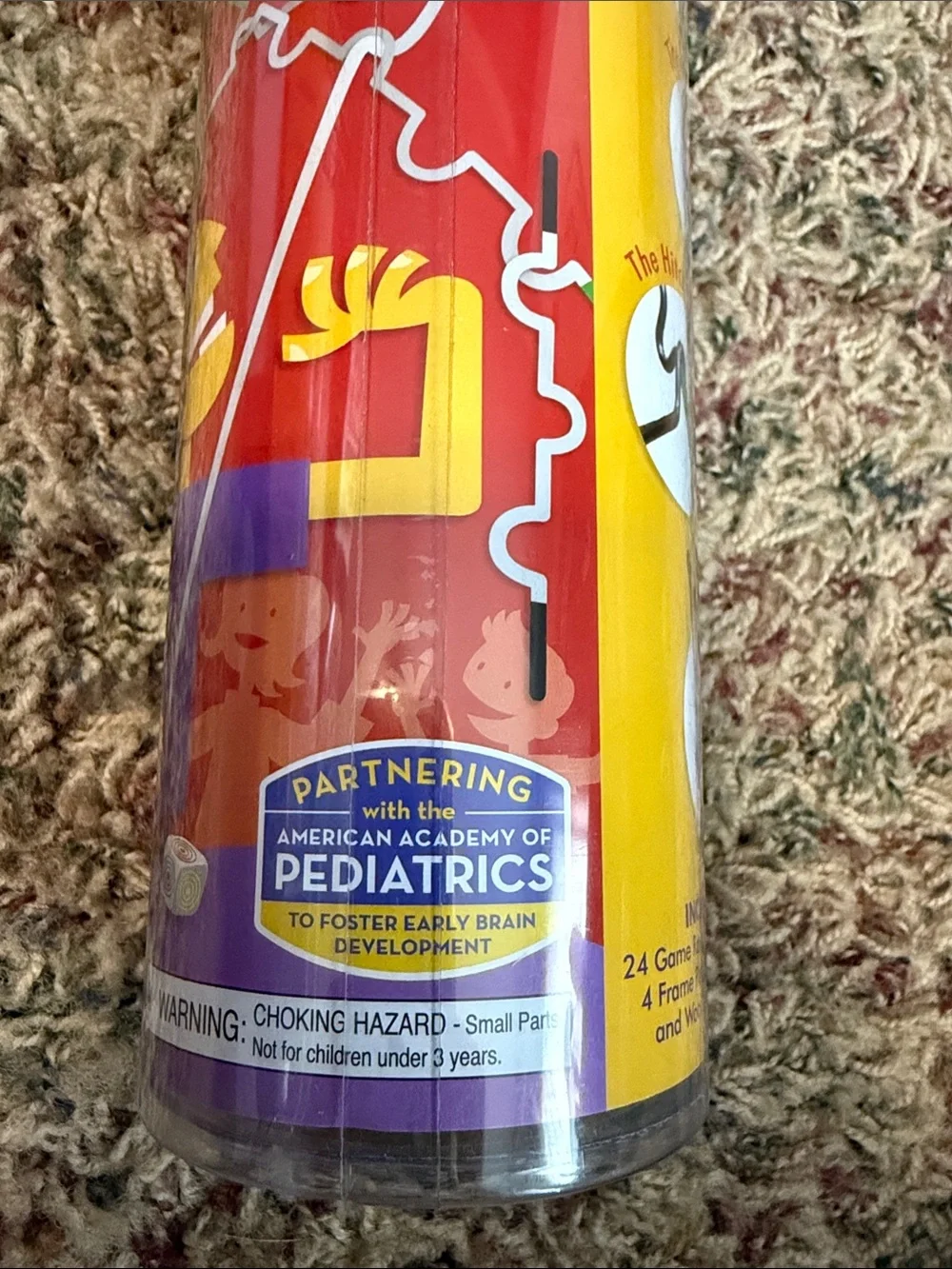 Melissa & Doug Suspend Balance Game - Red with Yellow & Purple Accents